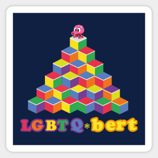 lgbtq-bert Sticker